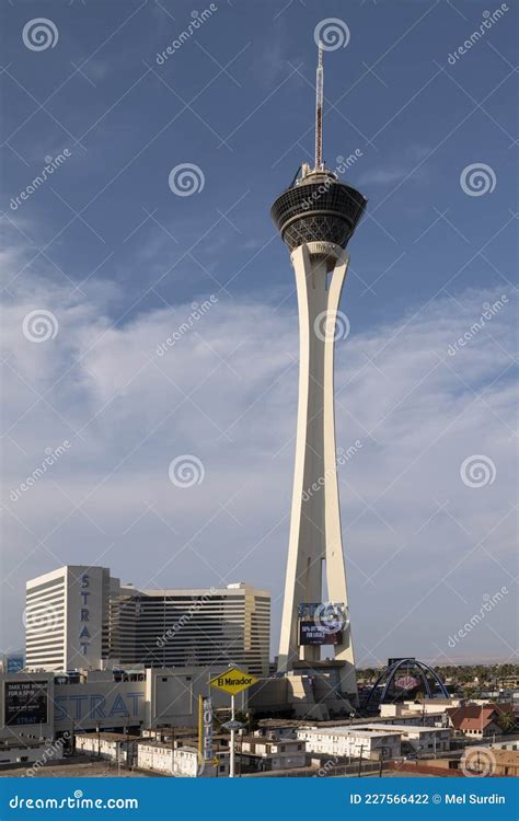 The Strat Hotel and Casino, Las Vegas, Nevada. Editorial Photography - Image of vegas, gaming ...