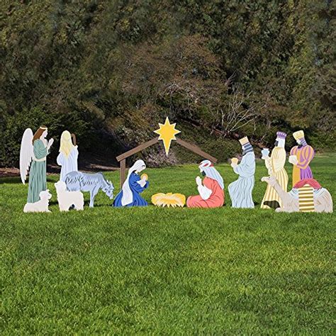 Life-size Colorful Outdoor Nativity Set