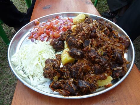 Local Cuisine, Uganda | Fried pork and plantains (Matooke) a… | Flickr