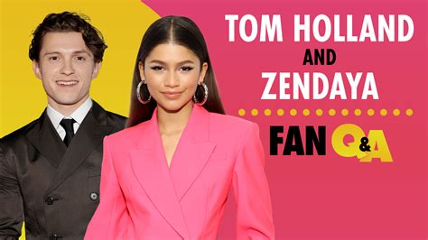 Tom Holland and Zendaya Answer Fan Questions | Extended Interview - The ...