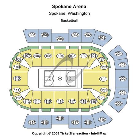 Spokane Arena Tickets in Spokane Washington, Spokane Arena Seating ...