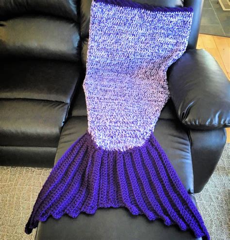 23 Free Crochet Mermaid Tail Patterns | Mermaid Tail Blanket