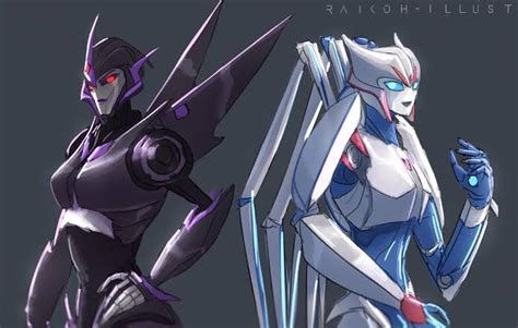 How would you imagine Shattered Glass Prime Arcee and Airachnid's ...