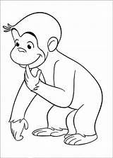 Print & Download  Curious George Coloring Pages To Stimulate Kids sketch template