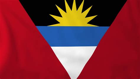 Antigua And Barbuda Flag. Stock Footage Video 14981707 - Shutterstock