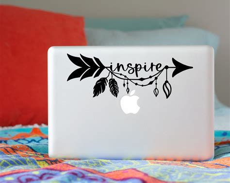 Boho Inspire Arrow Vinyl Decal Laptop Decal Vehicle Decal Tumbler Decal Water Bottle Decal Boho ...