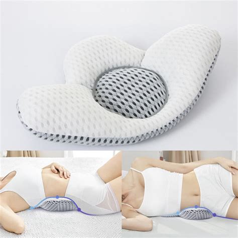 Lumbar Support Pillow, Back Support Pillow For Side & Back Sleepers ...