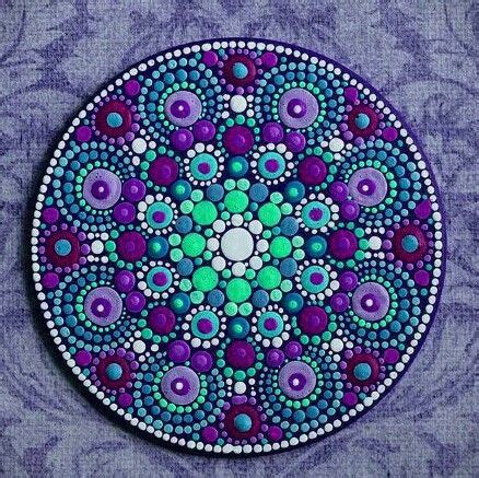 Pin by Gloria Ines Arias T. on DESIGN - Mandalas 2 | Mandala painted rocks, Mandala painting ...