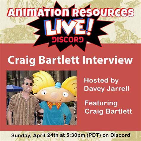 Discord Discussion: Craig Bartlett April 24th - AnimationResources.org - Serving the Online ...