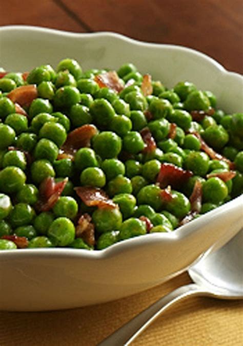 Peas with Bacon - christmas dekoration | Dinner side dishes, Christmas dinner side dishes, Side ...