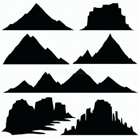 Mountain Peak Silhouette at GetDrawings | Free download