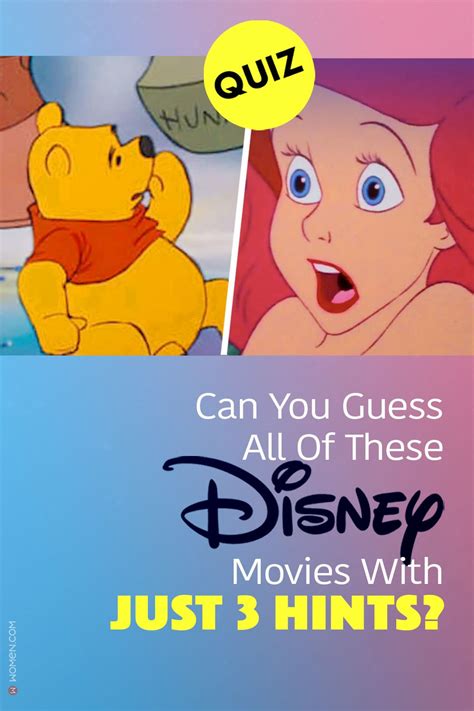 Disney quiz can you guess all of these disney movies with just 3 hints ...