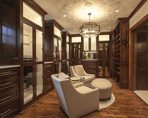 This master his and hers closet has the grandeur of a luxury boutique | Woodworking Network ...