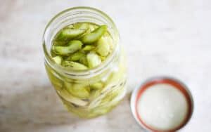 Quick Pickled Celery You Can Use For Salads, Soups & More