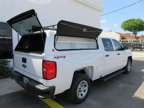 2019 Silverado LEER 100RCC with Blacked Out Nerf Bars - TopperKING ...