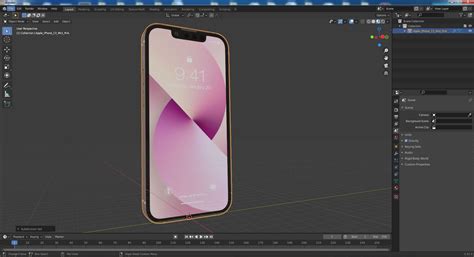 Apple iPhone 13 Mini Pink 3D Model $19 - .3ds .blend .c4d .fbx .max .ma ...