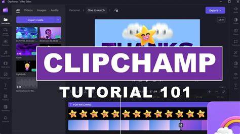 All About ClimpChamp: Clipchamp Video Editing Tutorial for Beginners - YouTube