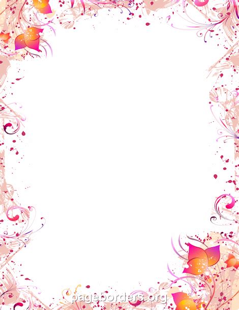 Swirl Border: Clip Art, Page Border, and Vector Graphics