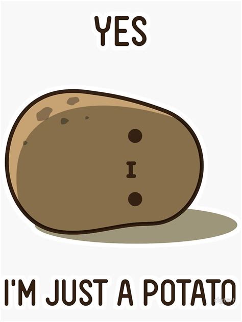 Cute Potato Sticker by clgtart | Cute potato, Kawaii potato, Cute emoji ...