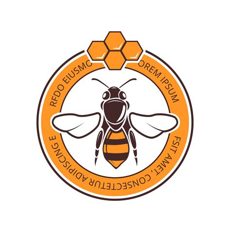 Retro beekeeper, honey, bee vector logo By Microvector | TheHungryJPEG