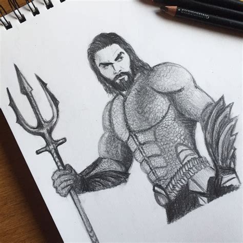 Aquaman Drawing / Buy original art worry free with our 7 day money back ...