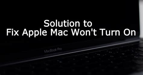 Solutions to Fix Black Screen after macOS 10.15 Update