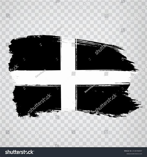 Flag Cornwall Brush Strokes Flag Cornwall Stock Vector (Royalty Free ...