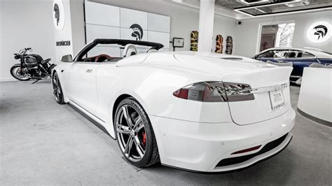 Custom Tesla Model S CONVERTIBLE revealed - Motoring Research