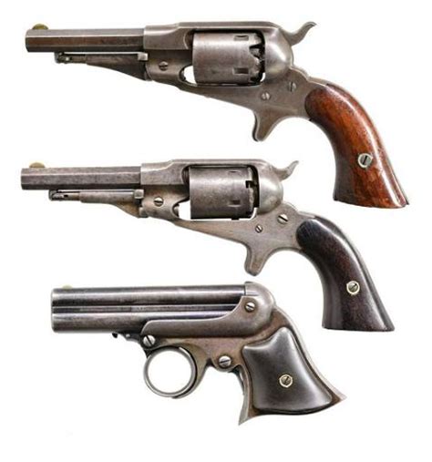 3 Remington Antique Handguns.