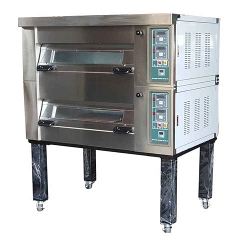 Electric Double Deck Oven 2 Deck 2 Pans Oven