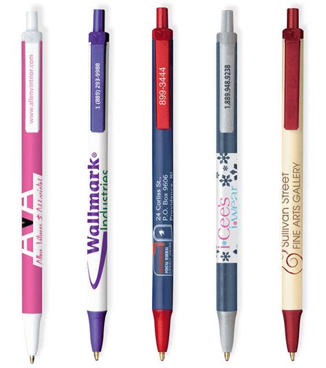 Bic Clic Stic Ballpens Custom Imprinted Logo clickstick Promotional Pen