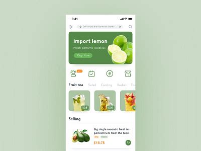 Fruit app-two by Zhubajie for VisualMaka on Dribbble