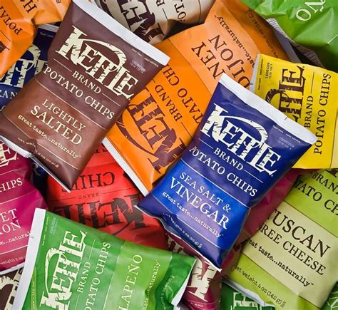 Kettle Brand redesigned packaging | Vegan food brands, Kettle chips, Kettle