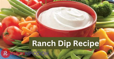 Hidden Valley Ranch Dip Recipe : r/HiddenValley_Recipes