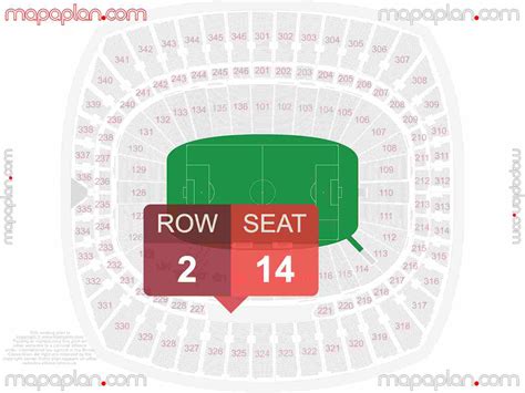 Kansas City GEHA Field Arrowhead Stadium detailed interactive seating ...