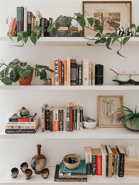 DIY Stacked Floating Book Shelves - Dream Green DIY