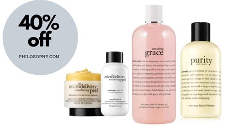 40% at Philosophy.com Orders + Free Ship with $35 :: Southern Savers