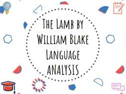 The Lamb by William Blake - analysis #Romanticism #Poetry #GCSE #English | Teaching Resources