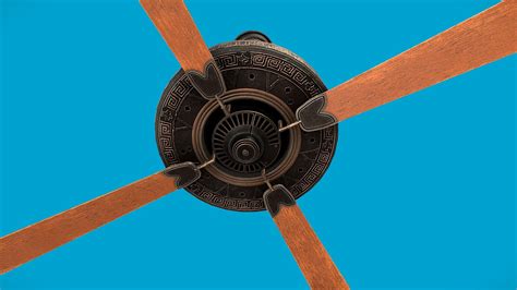 Early 1900s Electric Ceiling Fans Type B - Download Free 3D model by ...