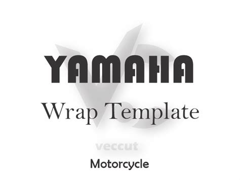 YAMAHA Wrap Template Vector – Vec Cut