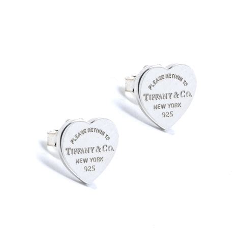 Tiffany & Co. Return to Tiffany Mini Heart Tag Earrings– Oliver Jewellery