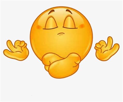 Download Emoji - Paciencia - Emoticon Yoga - HD Transparent PNG ...