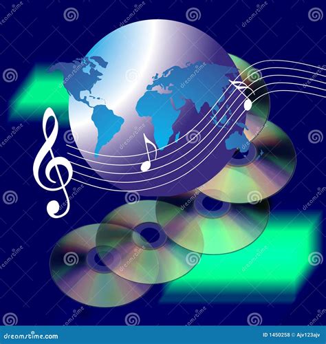 Music World The Internet And CD Royalty Free Stock Photos - Image: 1450258