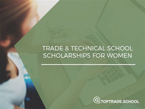 Trade School & Tech Scholarships for Women