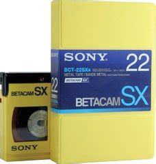 Betacam SX Tape - Beta SX - Betacam SX