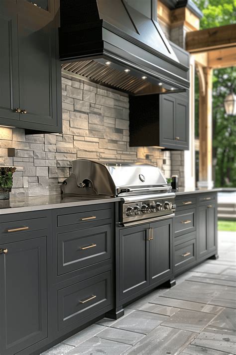 20+ Gorgeous DIY Outdoor Kitchen Cabinets For Your Backyard Makeover