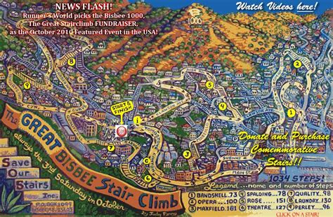 Bisbee AZ Stairclimb 2010 Map - Bisbee AZ • mappery