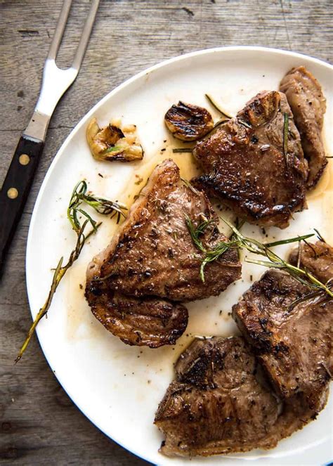 Rosemary Garlic Grilled Lamb Chops | RecipeTin Eats