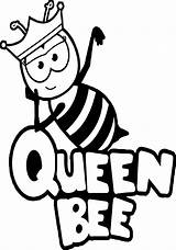 Queen Bee Coloring Page  Wecoloringpagecom sketch template