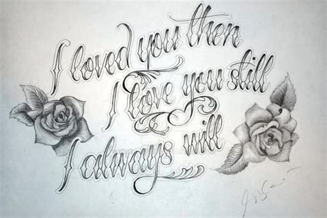 I loved you then - Request by KrisHanson on DeviantArt | Graffiti lettering, I love you drawings ...